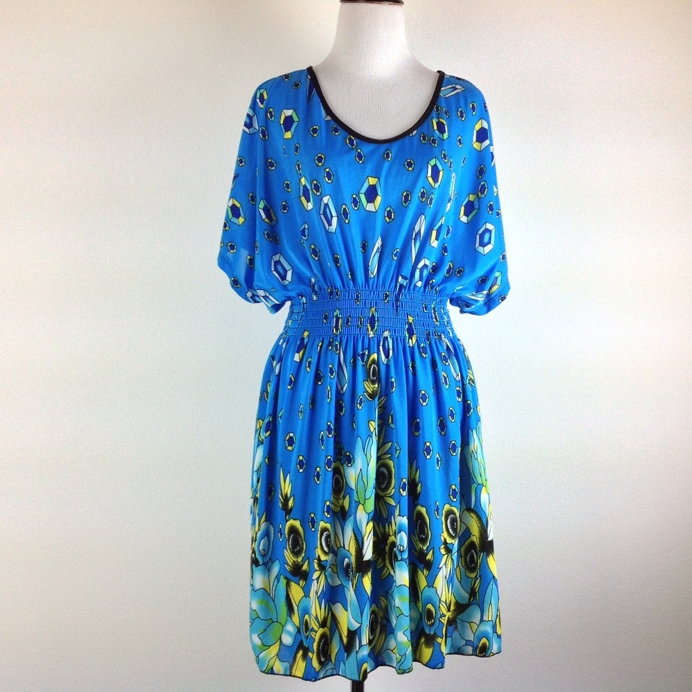 New FC Sun Dress Swimsuit Cover Women Small Floral